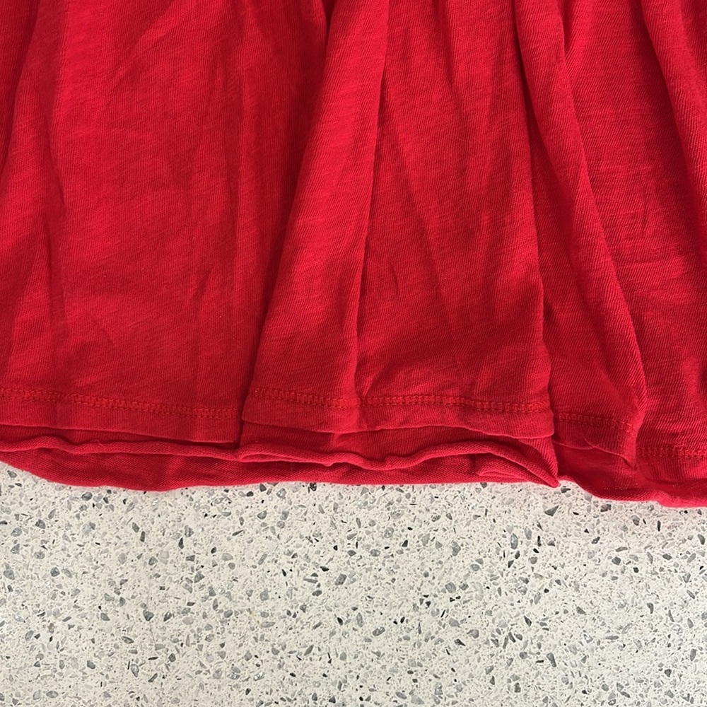 Free People Red Embroidered Top - Picture 5 of 6